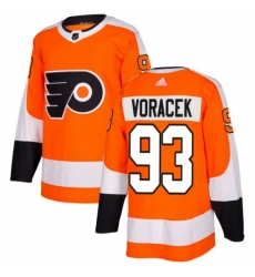 Mens Adidas Philadelphia Flyers 93 Jakub Voracek Premier Orange Home NHL Jersey 