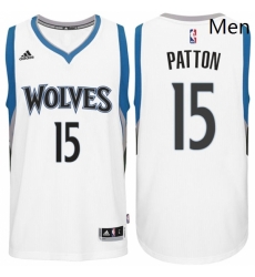 Minnesota Timberwolves 15 Justin Patton Home White New Swingman Stitched NBA Jersey 