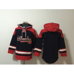 Men Atlanta Braves Blank Stitched Hoodie