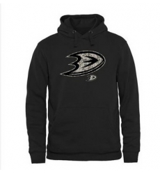 Men Anaheim Ducks Black Rink Warrior Pullover Hoodie