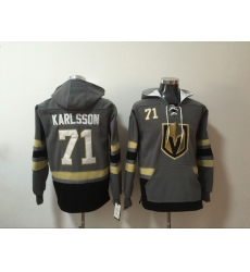 Men Vegas Golden Knights 71 William Karlsson Stitched Hoodie