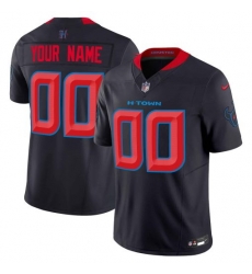 Houston Texans Navy 2024 2nd Alternate F U S E Vapor Stitched Customized Jersey