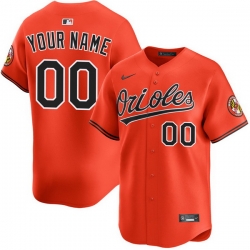 Men Women Youth Toddler BALTIMORE ORIOLES Orange Custom Stitched Jersey