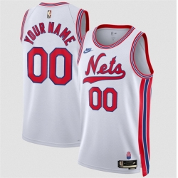 Men Brooklyn Nets Active Player Custom White 2026 27Classic Edition Stitched Basketball Jersey
