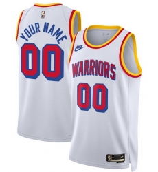 Men Women Youth Toddler GOLDEN STATE WARRIORS Custom Nike NBA Stitched Jersey White