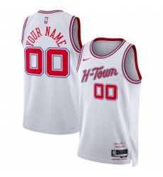 Houston Rockets Nike Unisex 2025 2026 City Edition Swingman Custom Jersey White Houston Rockets Nike Unisex 2025 2026 City Edition Swingman Custom Jersey White