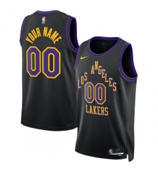 Los Angeles Lakers Nike Unisex 2025 2026 City Edition Swingman Custom Jersey Black Los Angeles Lakers Nike Unisex 2025 2026 City Edition Swingman Custom Jersey Black