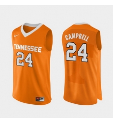 Men Tennessee Volunteers Lucas Campbell Orange Authentic Performace College Basketball Jersey