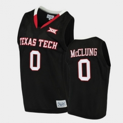 Men Texas Tech Red Raiders Mac Mcclung Alumni Limited Black Basketball 2020 21 Jersey