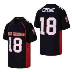 Men 18 Paul Crewe Longest Yard Mean Machine Movie Jersey black