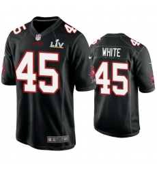 Men Devin White Buccaneers Black Super Bowl Lv Game Fashion Jersey