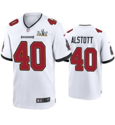 Men Mike Alstott Buccaneers White Super Bowl Lv Game Jersey