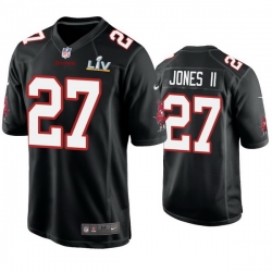 Men Ronald Jones Ii Buccaneers Black Super Bowl Lv Game Fashion Jersey