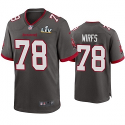 Men Tristan Wirfs Buccaneers Pewter Super Bowl Lv Game Jersey