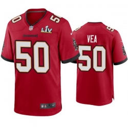 Men Vita Vea Buccaneers Red Super Bowl Lv Game Jersey