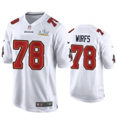 Tristan Wirfs Buccaneers White Super Bowl Lv Game Fashion Jersey