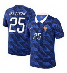 Men 25Maghnes Akliouche France Jersey 2 Men 25Maghnes Akliouche France Jersey 2