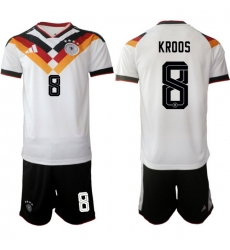 Germany 2026 FIFA World Cup Soccer Jersey White #8 KROOS Germany 2026 FIFA World Cup Soccer Jersey White #8 KROOS