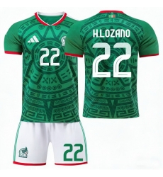 2026 FIFA World Cup Mexico Soccer Home Jersey #22