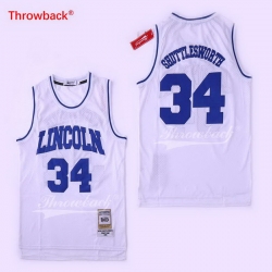 Jesus Shuttlesworth Lincoln Movie 34 Ray allen Jersey1