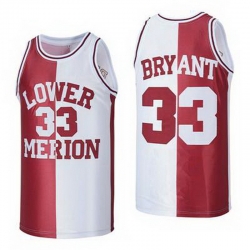 Lower Merion Kobe Bryant 24 High ScHool Jersey 33 6