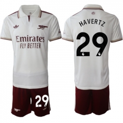 Men Arsenal 2026 Soccer Jerseys White #29 HAVERTZ