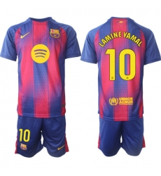 Men FC Barcelona 2026 Soccer Jerseys PinkBlue #10 LAMINE YAMAL Men FC Barcelona 2026 Soccer Jerseys PinkBlue #10 LAMINE YAMAL