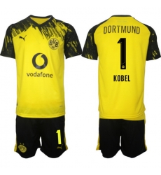 Men Borussia Dortmund 2026 Soccer Jerseys Yellow #1 KOBEL Men Borussia Dortmund 2026 Soccer Jerseys Yellow #1 KOBEL