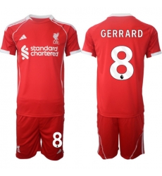 Men Liverpool 2026 Soccer Jerseys Red #8 GERRARD