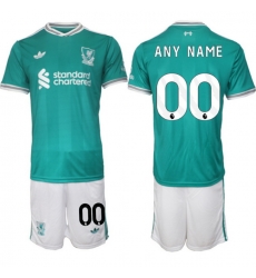 Men Liverpool 2026 Soccer Jerseys Teal CUSTOM