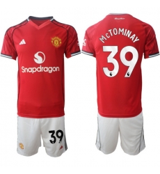 Men Manchester United 2026 Soccer Jerseys Red #39 McTOMINAY