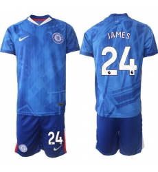 Men Chelsea 2026 Soccer Jerseys Blue #24 JAMES