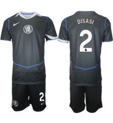 Men Chelsea 2026 Soccer Jerseys DarkGrey #2 DISASI