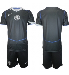 Men Chelsea 2026 Soccer Jerseys DarkGrey BLANK