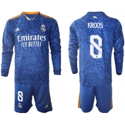 Men Real Madrid Long Sleeve Soccer Jerseys 535