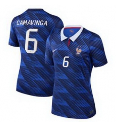 Women 6Eduardo Camavinga France Jersey 3 Women 6Eduardo Camavinga France Jersey 3