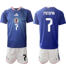 Men Japan 2026 Soccer Jerseys Blue #7 Kaoru Mitoma Men Japan 2026 Soccer Jerseys Blue #7 Kaoru Mitoma