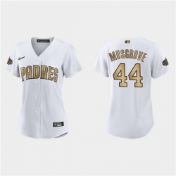 Women San Diego Padres 44 Joe Musgrove 2022 All Star White Stitched Baseball Jersey 