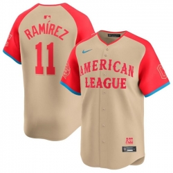 Men American League 11 Jos E9 Ram EDrez Cream 2024 All Star Limited Stitched Jersey