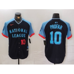 Men National League 10 Jurickson Profar Navy 2024 All Star Limited Stitched Baseball Jersey 2 376