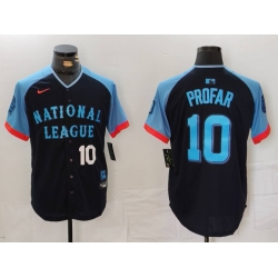 Men National League 10 Jurickson Profar Navy 2024 All Star Limited Stitched Baseball Jersey 6