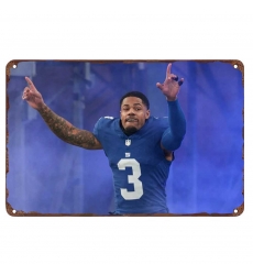 New York Giants Aluminum Sign 12x8 Inch Sterling Shepard 003