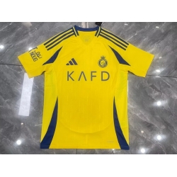 Men 2024 2025 Soccer Jersey Riyadh Yellow