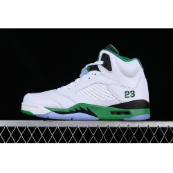 AIR JORDAN 5 RETRO LUCKY GREEN WHITE BLACK DD9336 103