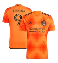 Men Houston Dynamo Sebastian Ferreira 2023 24 Home Replica Orange