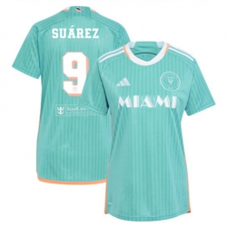 Women Inter Miami CF Luis Suarez 2024 25 Third Replica Aqua