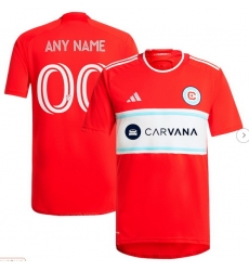 Men's Chicago Fire adidas Red 2024 Return To Red Replica Custom Jersey Men's Chicago Fire adidas Red 2024 Return To Red Replica Custom Jersey