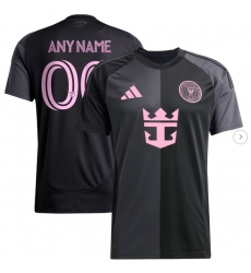 Men's Inter Miami CF adidas Black 2025 The Fortitude Kit Replica Custom Jersey Men's Inter Miami CF adidas Black 2025 The Fortitude Kit Replica Custom Jersey