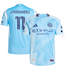 Men's New York City FC Julian Fernandez adidas Light Blue 2025 The Excelsior Kit Authentic Player Jersey Men's New York City FC Julian Fernandez adidas Light Blue 2025 The Excelsior Kit Authentic Player Jersey