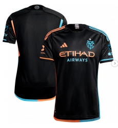 Men's New York City FC adidas Black 2024 24 7 Kit Authentic Jersey Men's New York City FC adidas Black 2024 24 7 Kit Authentic Jersey